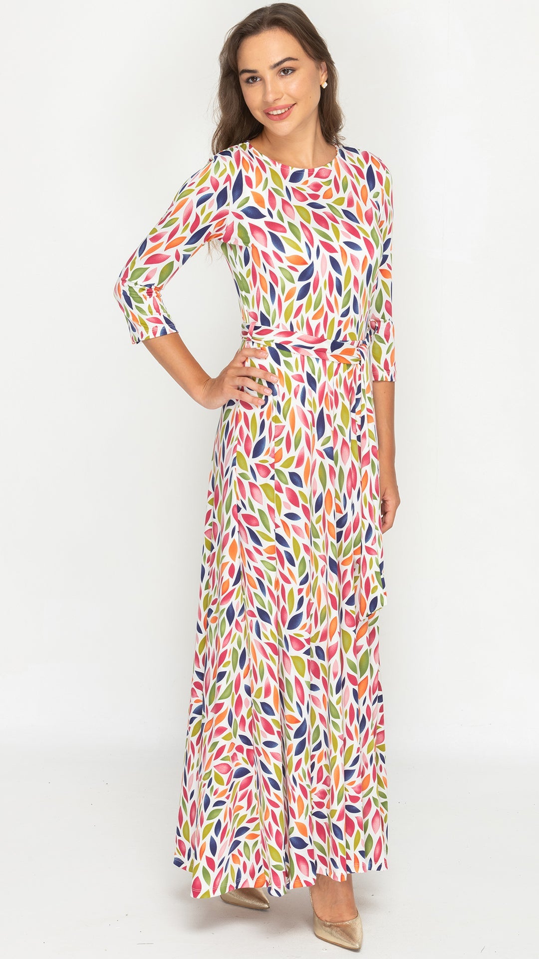 Belted Maxi Dress