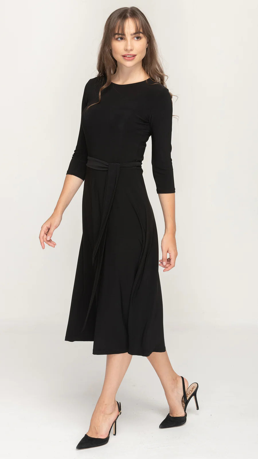 Belted Midi Dress