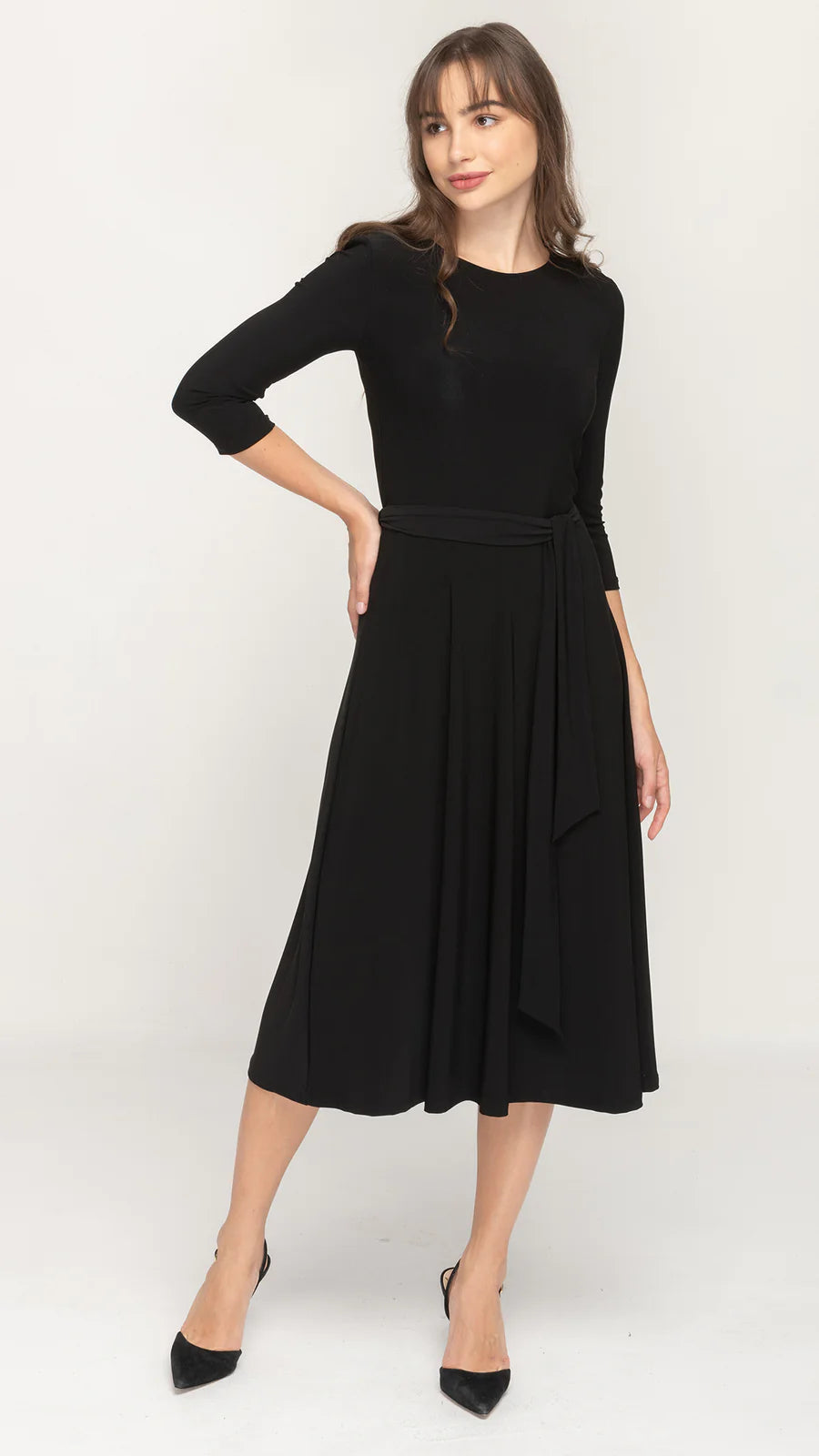Belted Midi Dress