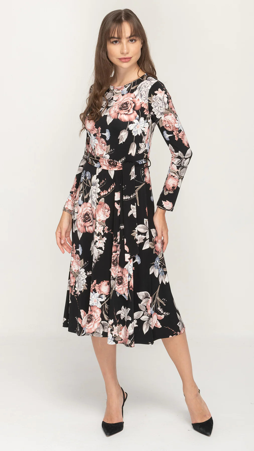 Belted Midi Dress