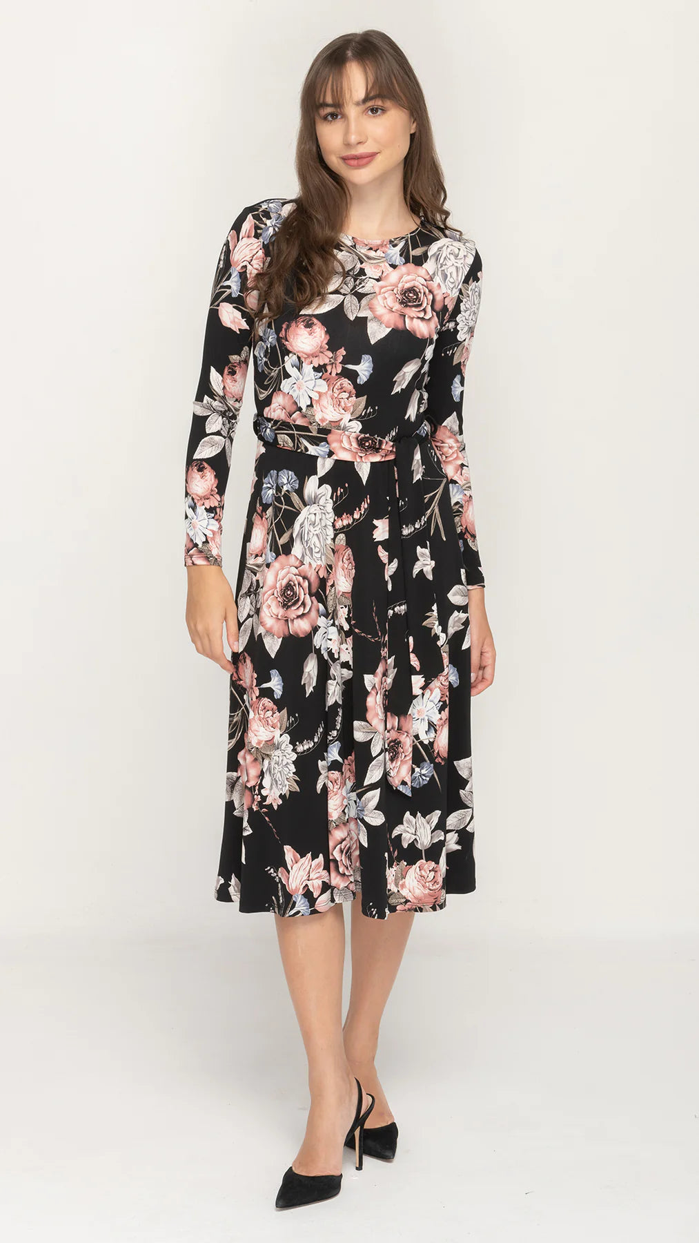 Belted Midi Dress