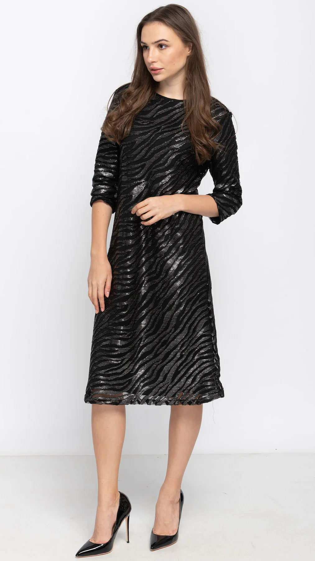 Waves A Line Dress