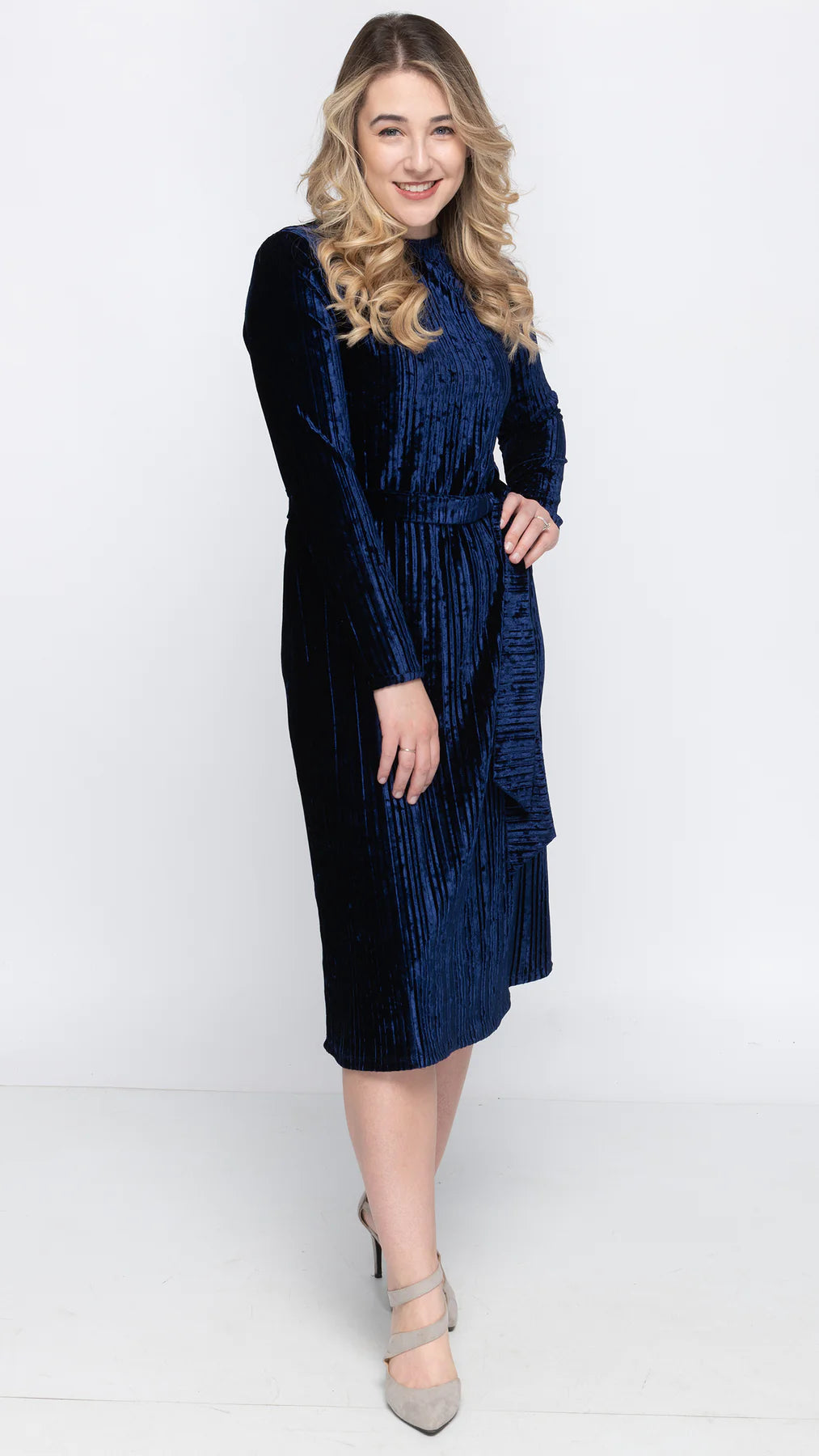 Belted Midi Dress