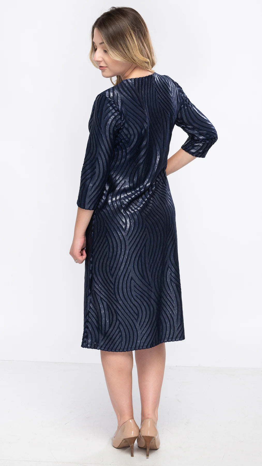 Waves A Line Dress