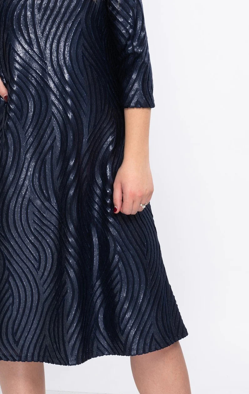 Waves A Line Dress