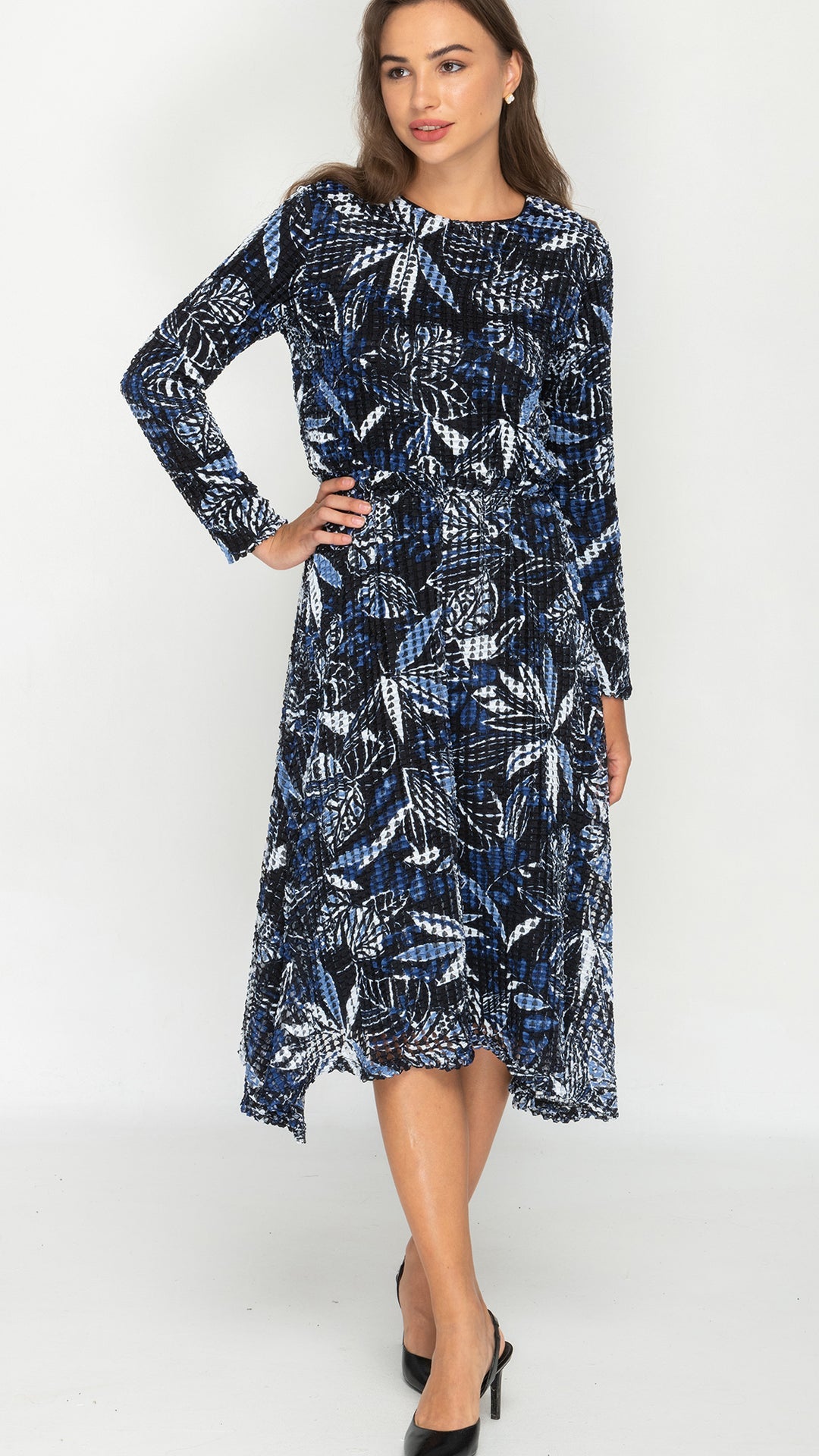 Royal Blue Mesh Dress