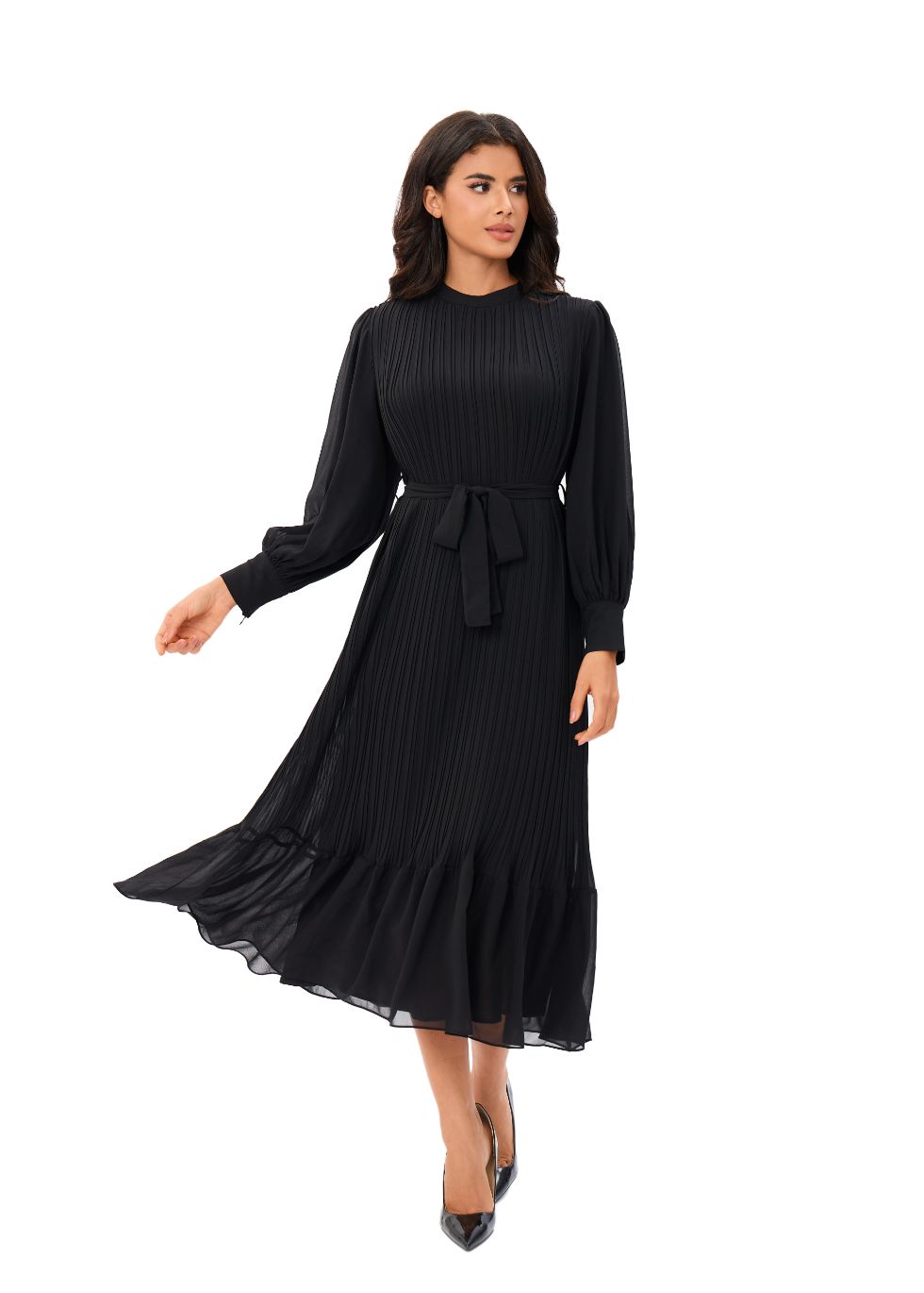 Classic Elegance Midi Dress