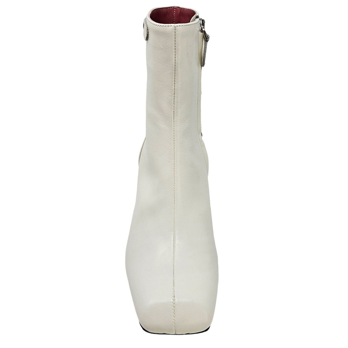 The Keli Off White Ankle Boot