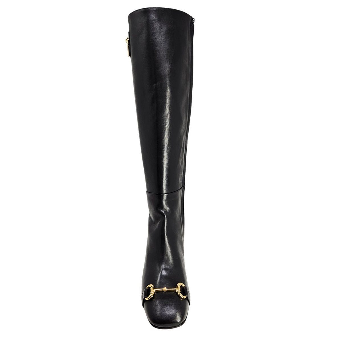 Black Tall Lock Boot
