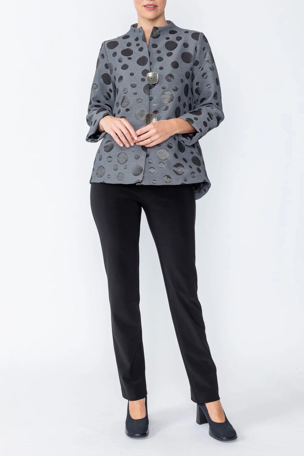 IC Collection Grey Jacket 5075J