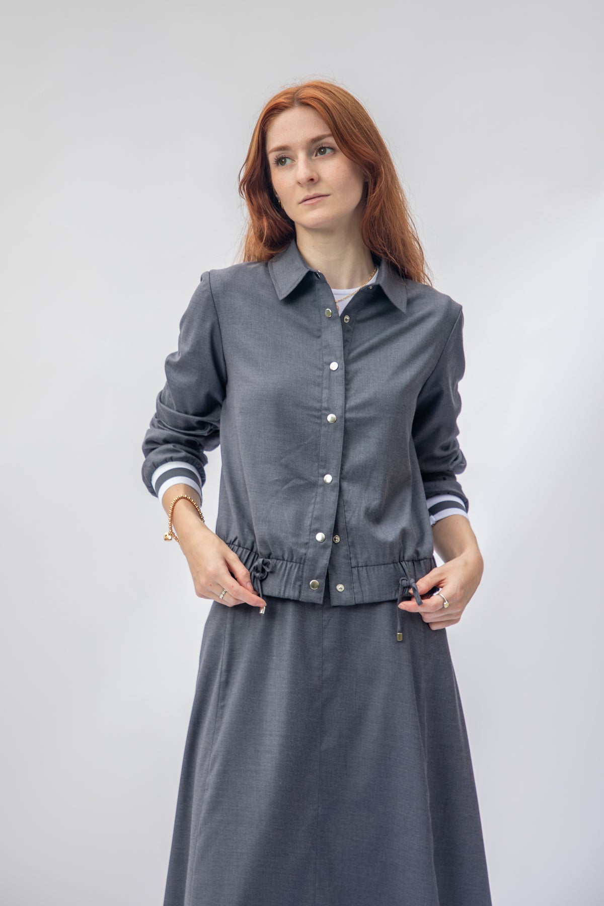 Chambray Snap Jacket