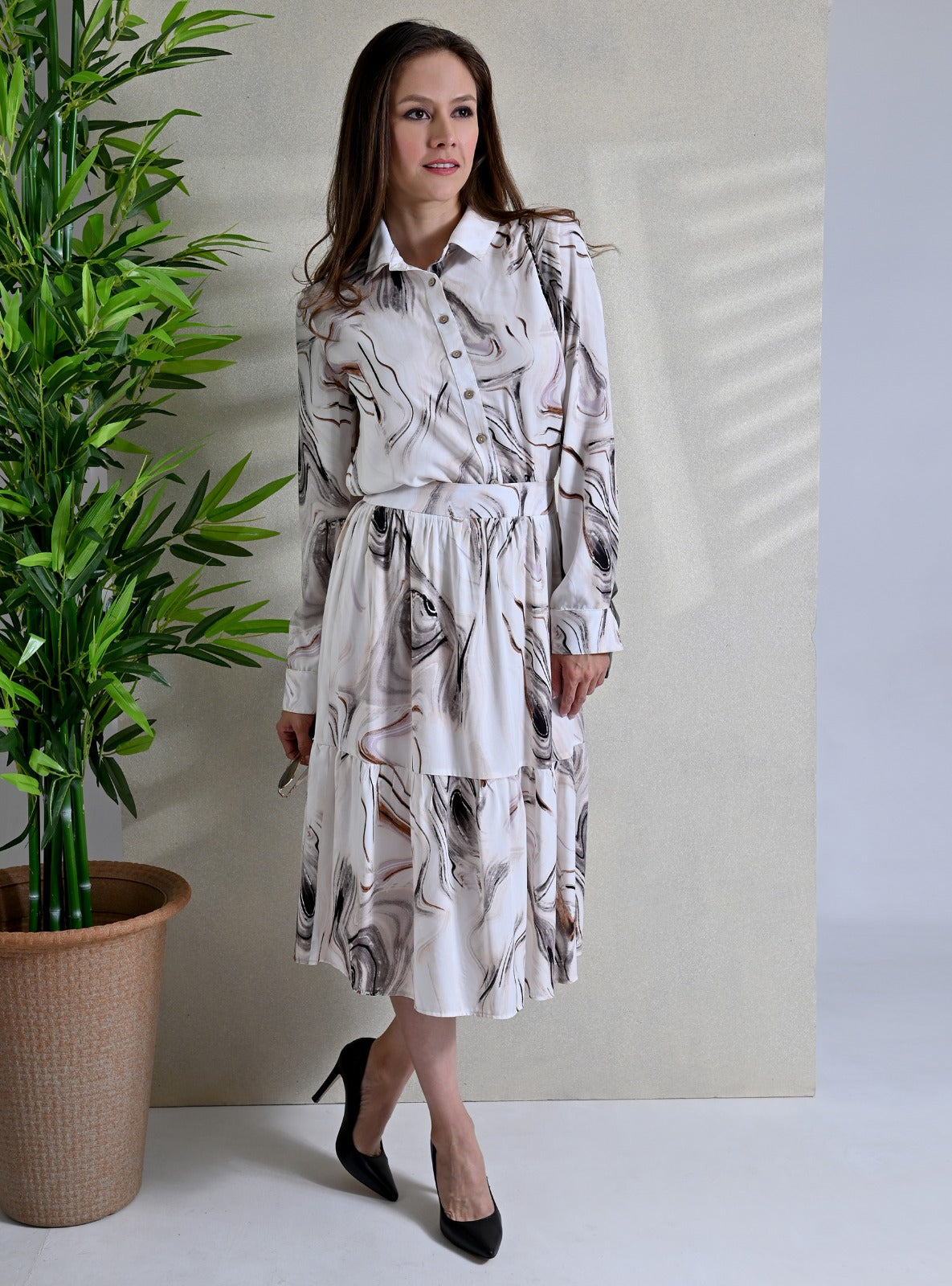 Swirl print Set