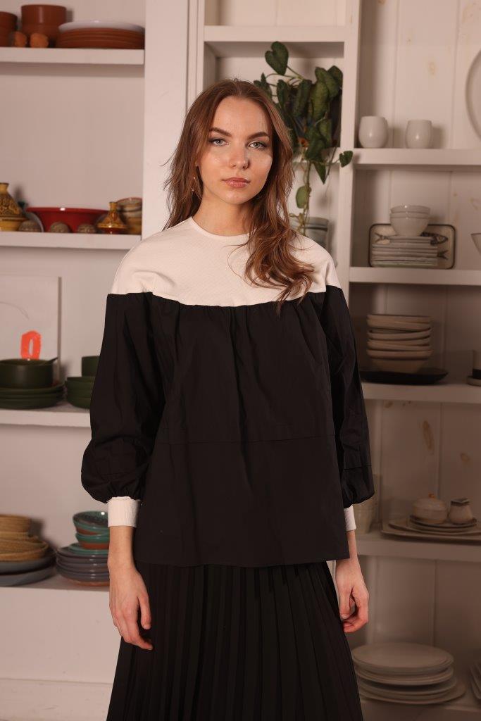 Cotton and Rib Top