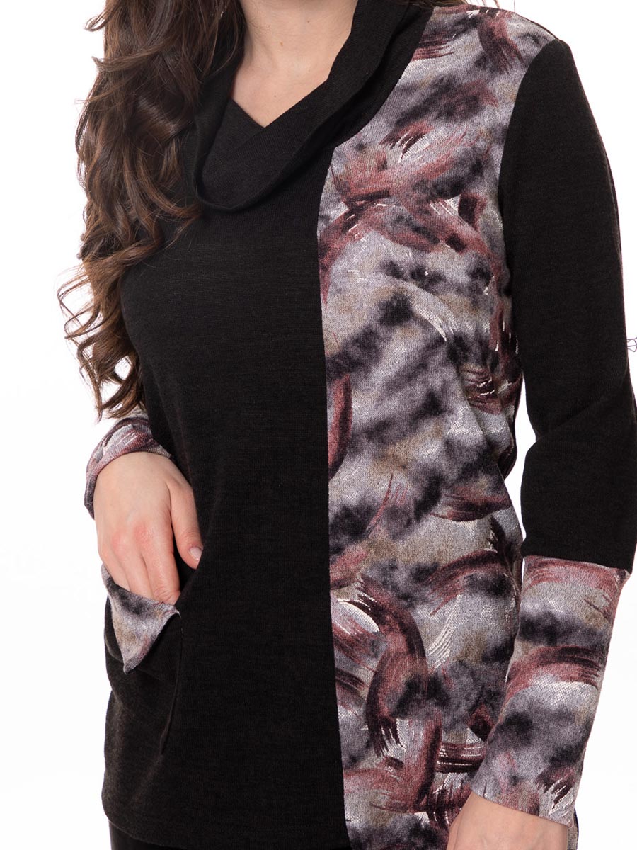 Bali Long Sleeve Printed Sweater 8220