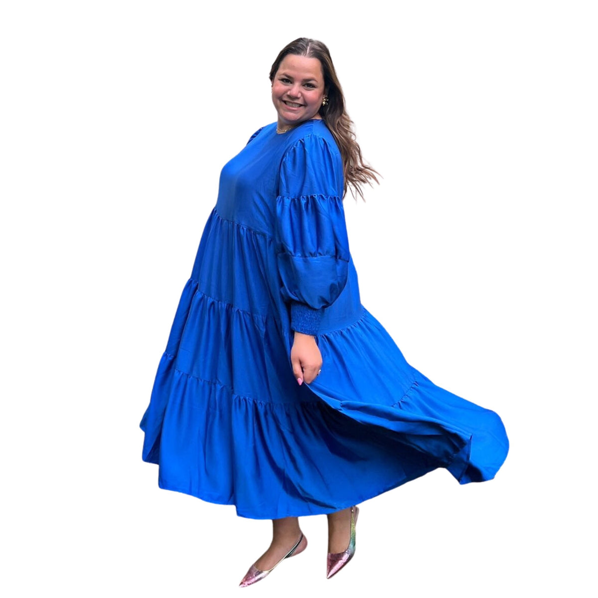 Swuun Sapphire Blue Ethereal Dress