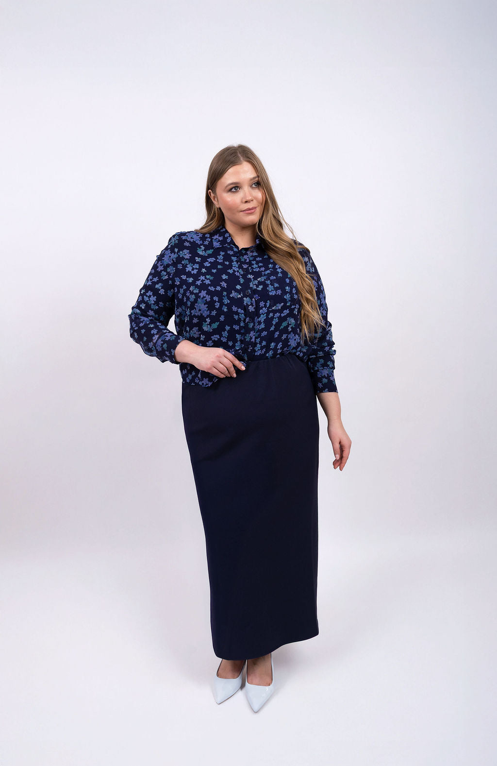 Chiffon Print Blouse