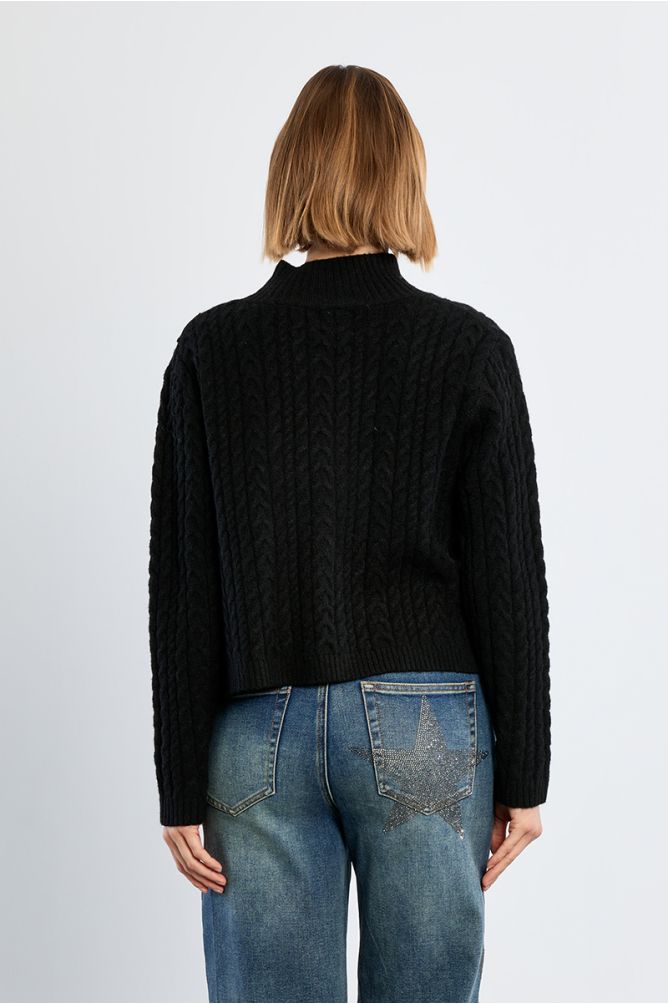 Cable-knit Sweater
