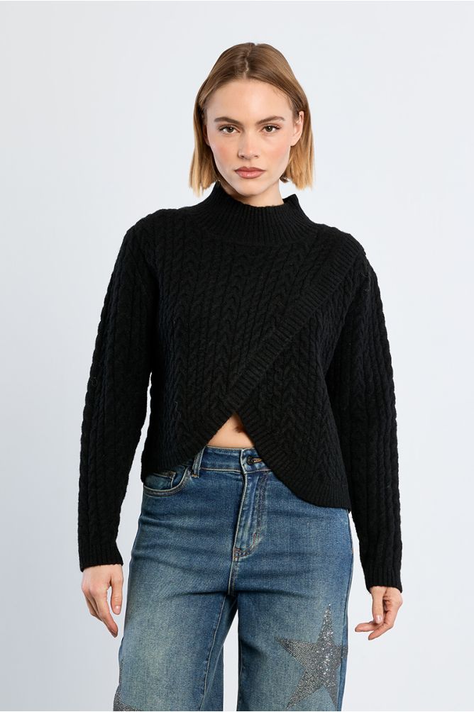 Cable-knit Sweater