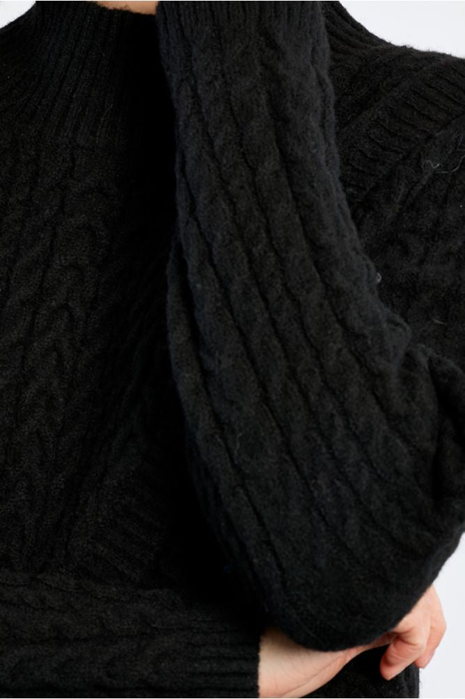 Cable-knit Sweater