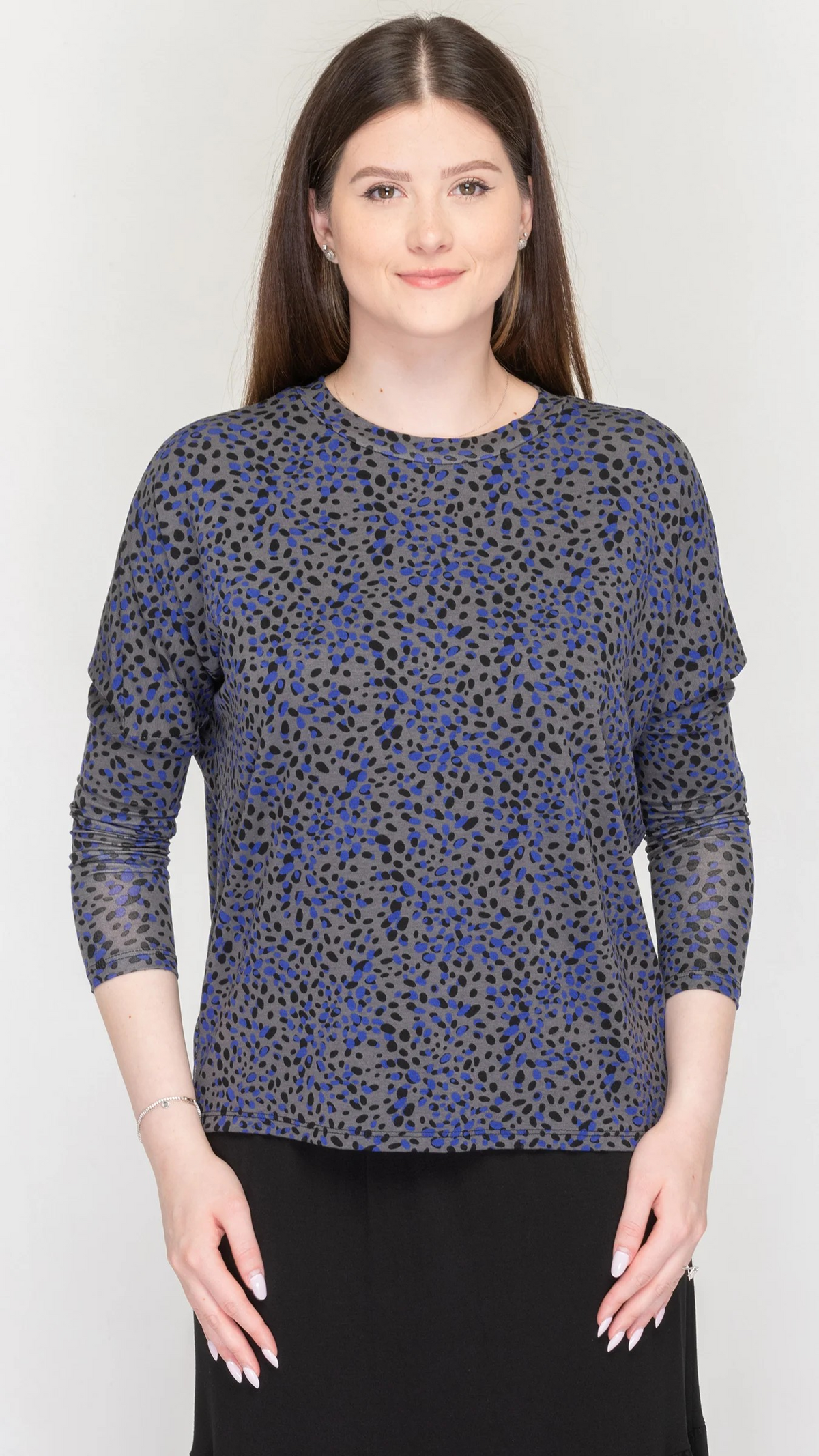 Dolman Monkey Top - Jersey Print