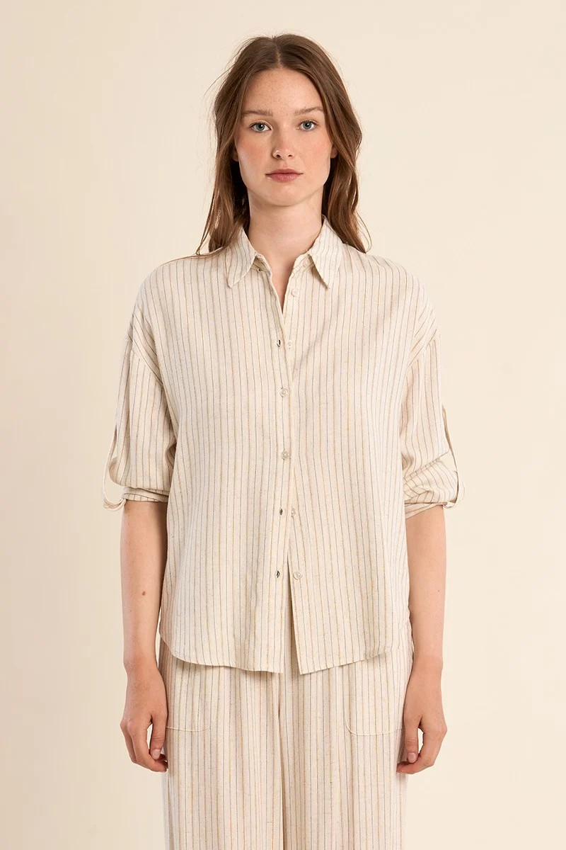 LADIES WOVEN SHIRT
