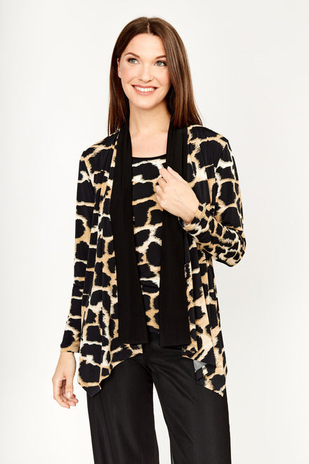 Frank Lyman Animal Print Cardigan 233131