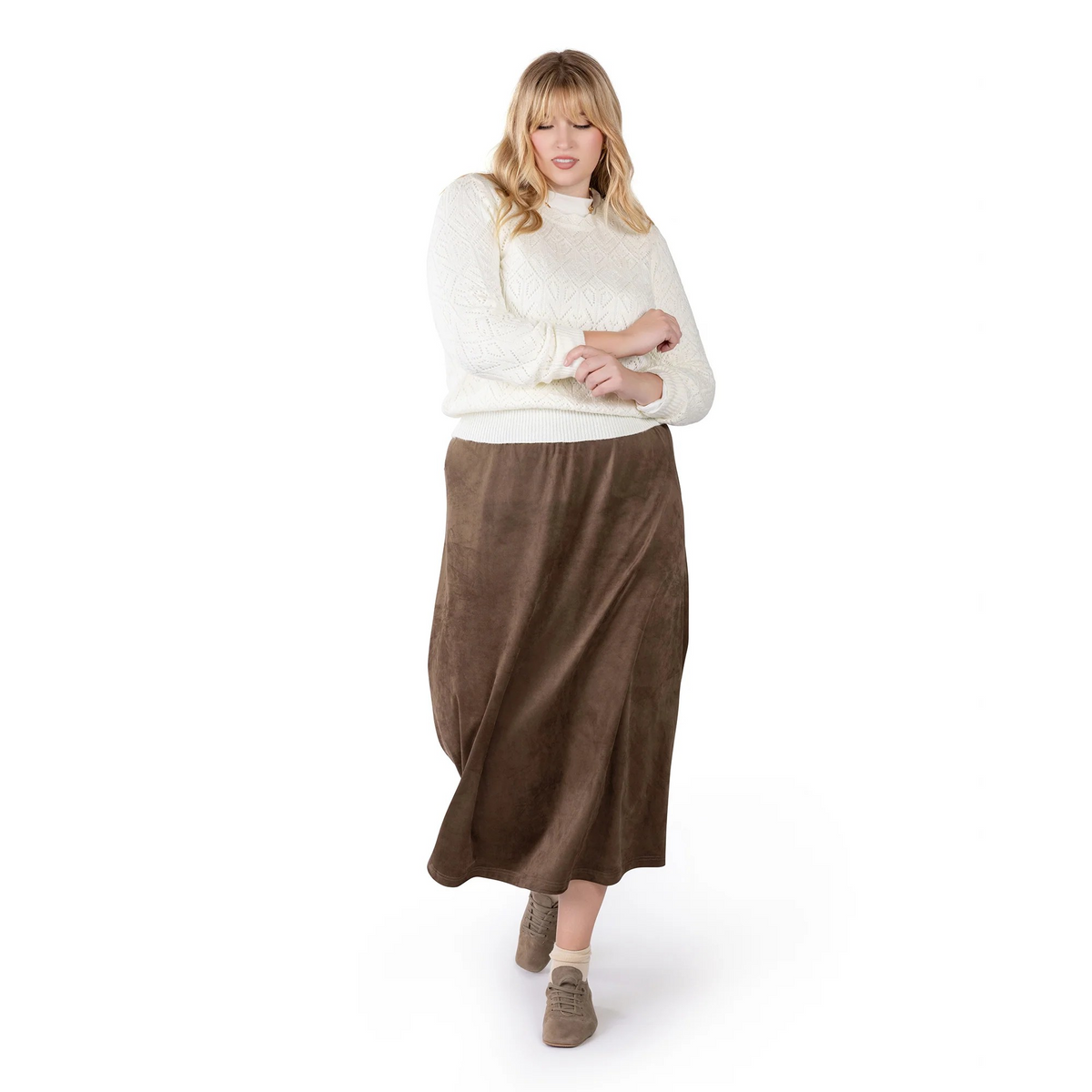 Pointelle Sweater