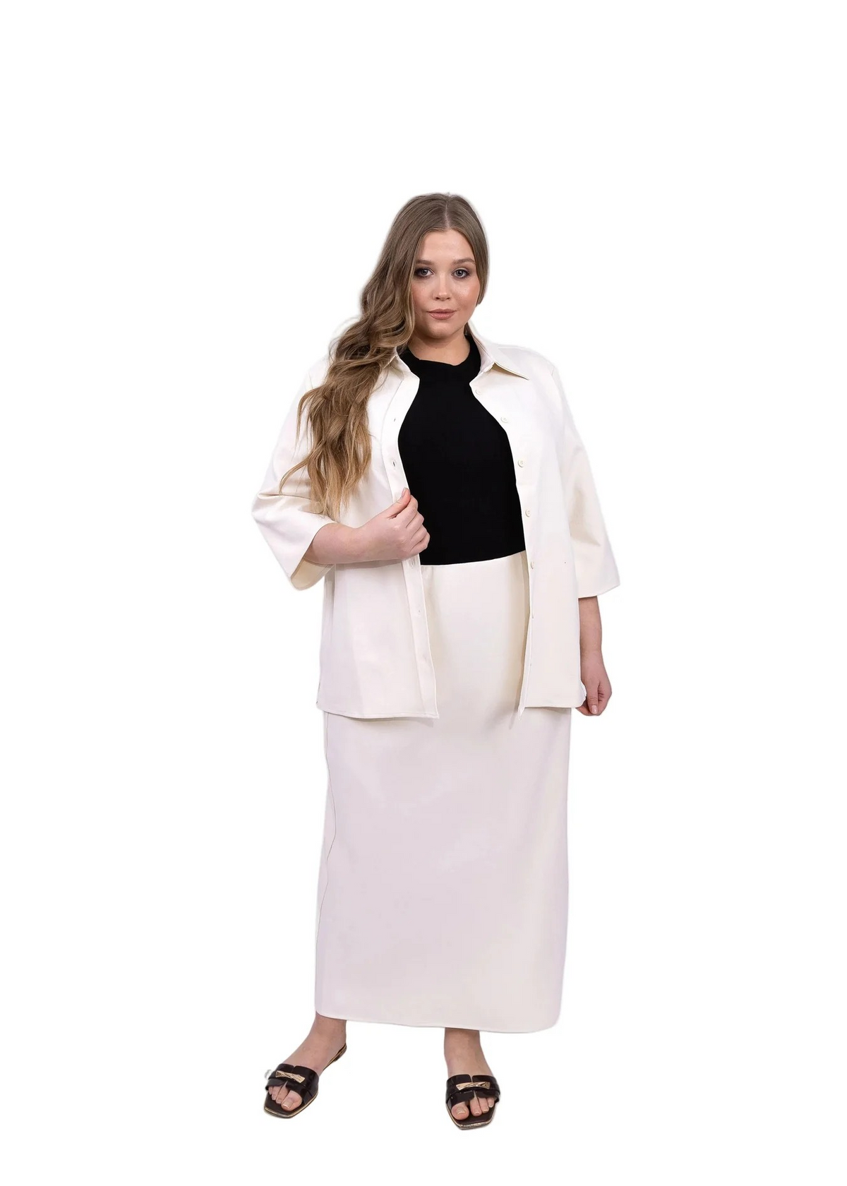 Slim A-line Skirt