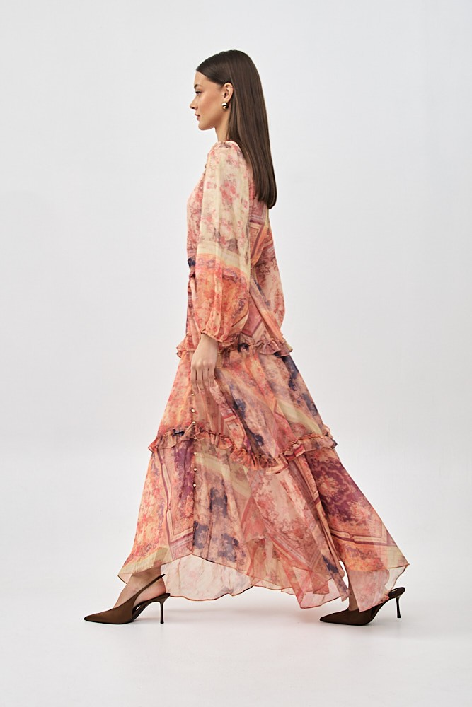 Maxi Floral Print Dress
