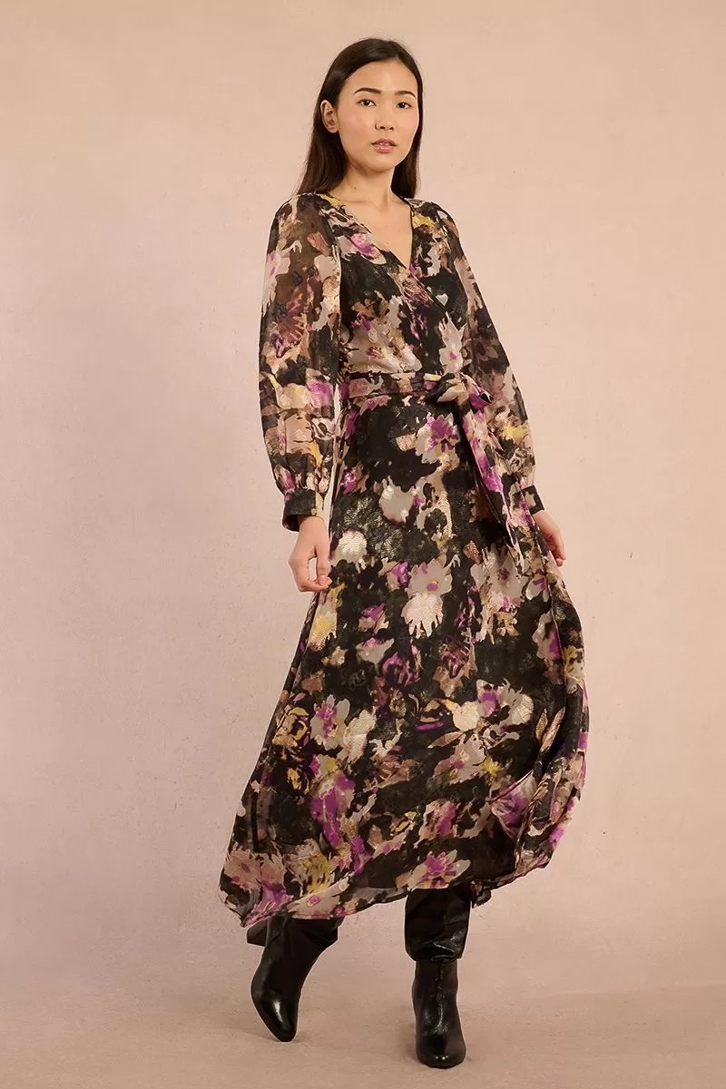 Long Wrap Dress