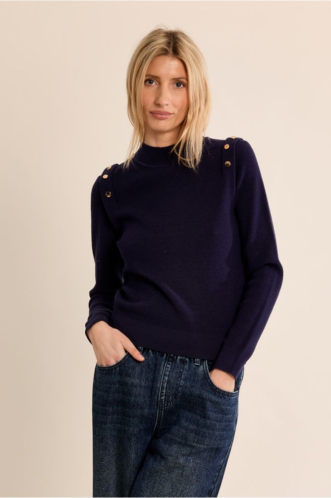 High Collar Sweater