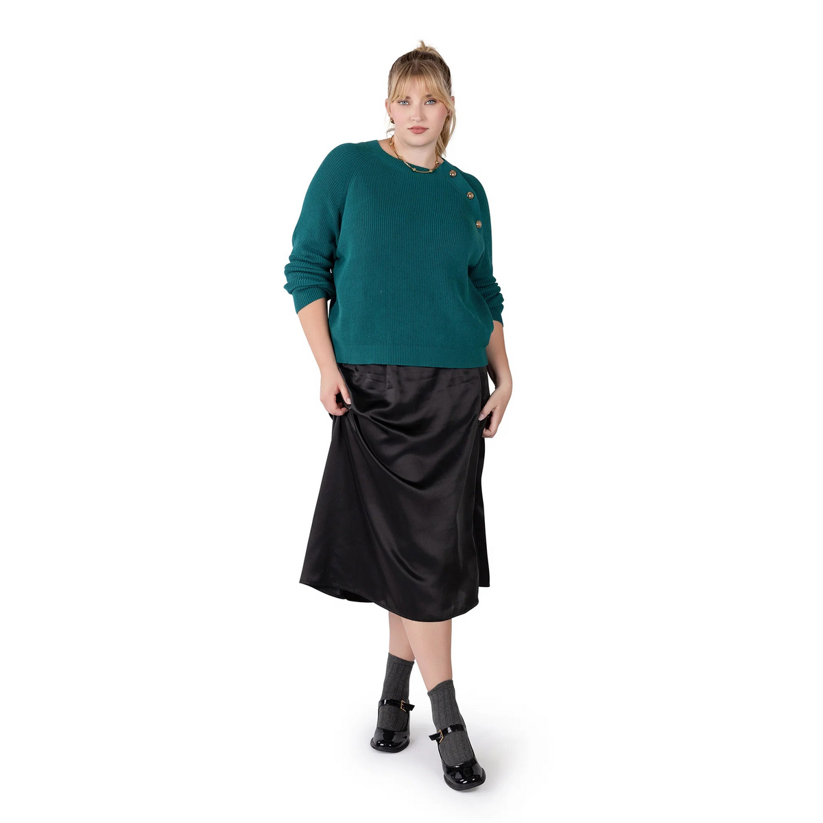 Button Lux Sweater