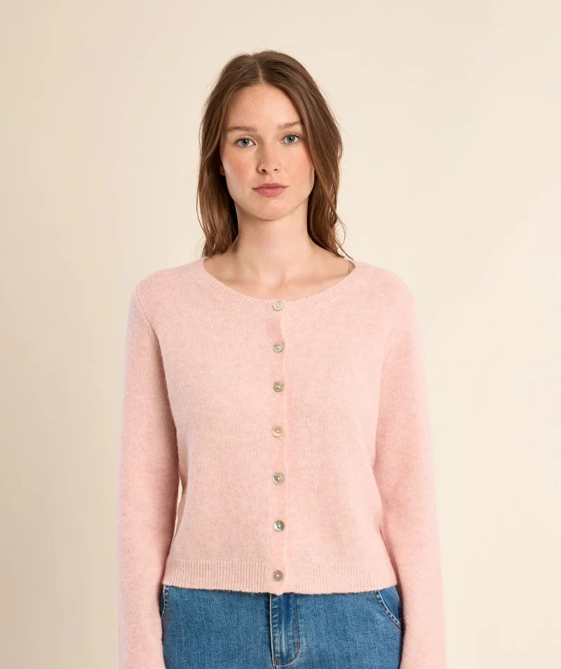 LADIES KNITTED CARDIGAN
