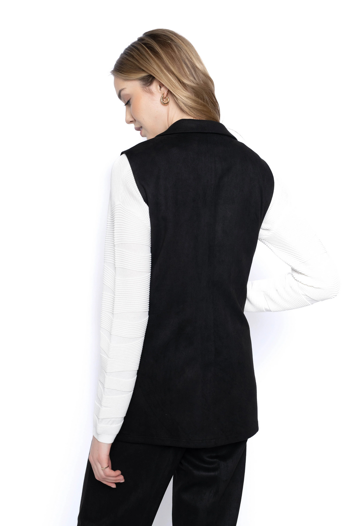 Belted Vest With Pockets