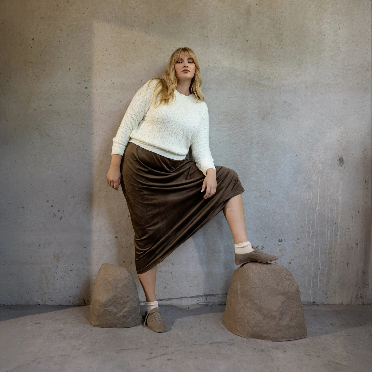Pointelle Sweater